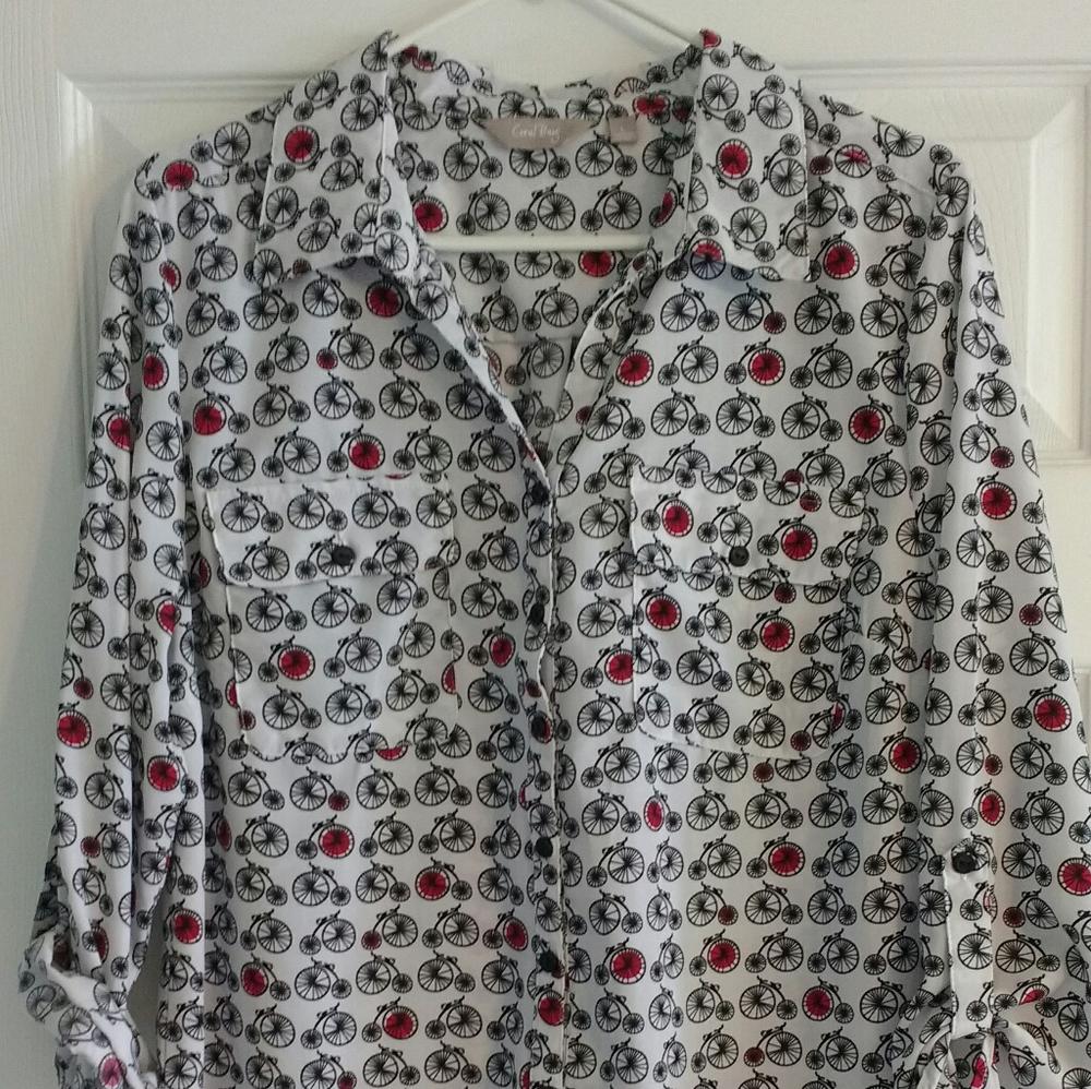 Button up top bicycle pattern